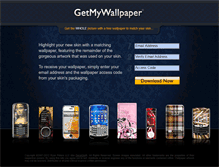 Tablet Screenshot of getmywallpaper.com